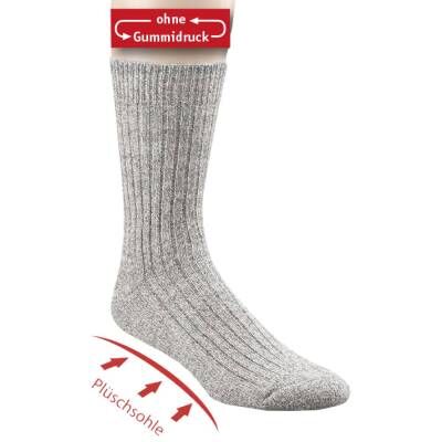 Bild 1 Wellness-Socken mit Plüschsohle 3er-Bündel