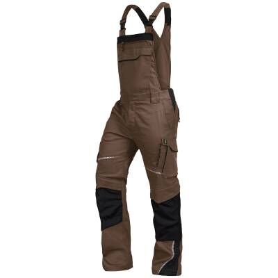 Bild 1 Leibwächter Flex Line Latzhose haselnuss-schwarz