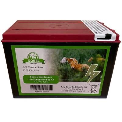 Bild 1 Weidezaunbatterie 9 V/55 Ah