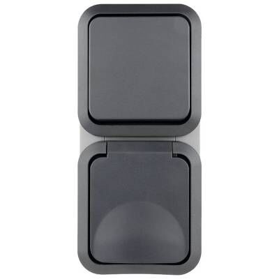 Bild 1 Feuchtraum-Schalter/Steckdosen-Kombination AquaStorm