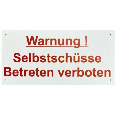 Warnschild