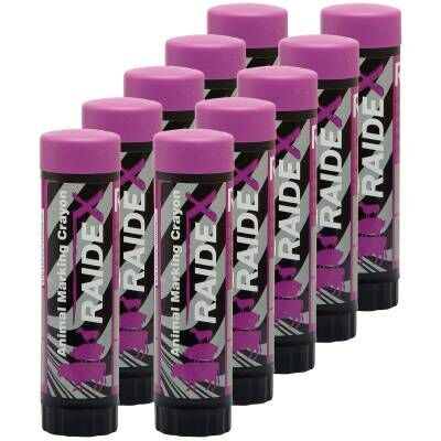 10x Viehzeichenstift RAIDEX violett