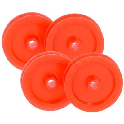 Bild 1 4 Umlenkrollen für Automatische Hühnertür