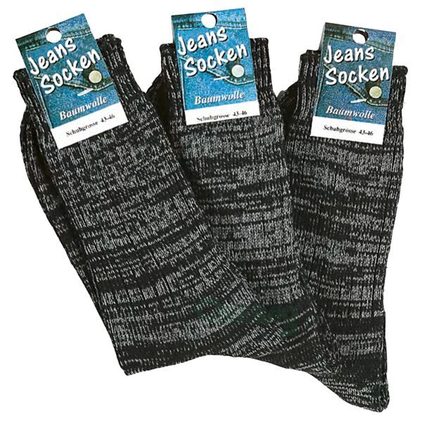 Bild 1 Socken im original Jeans-Style, schwarz