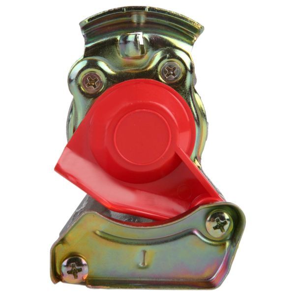 Bild 1 Druckluft-Kupplungskopf - Vorrat M 16x1,5. Für Zugmaschine (rot).