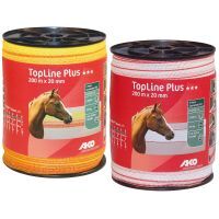 AKO Weidezaunband TopLine Plus 20 mm/200 m gelb/orange