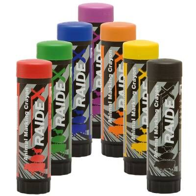 Viehzeichenstift RAIDEX im Set mit 7 Farben