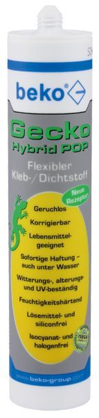 Sigillante Beko Gecko Hybrid POP - 290 Ml Beige | Adesivo Flessibile Per Alimenti - Foto 2