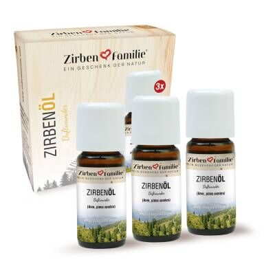 Bild 1 ZirbenÖl SparSet 3 x 10 ml-Flasche