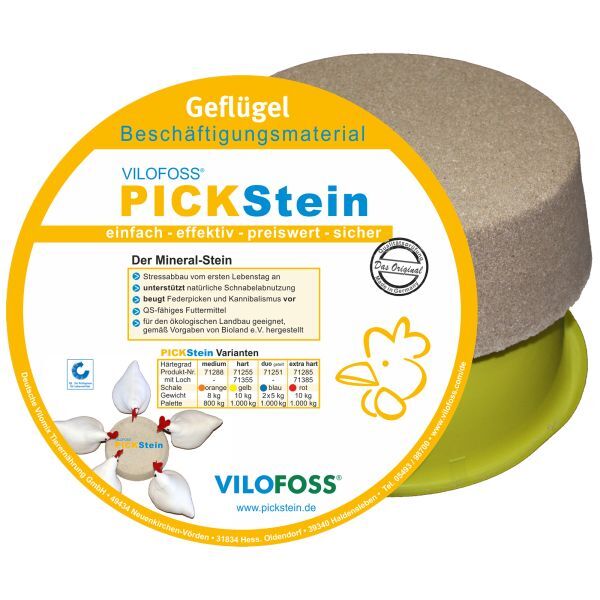 VILOLith® PICKStein hart für Geflügel 10 kg-Schale