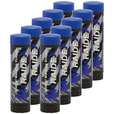 10x Viehzeichenstift RAIDEX blau