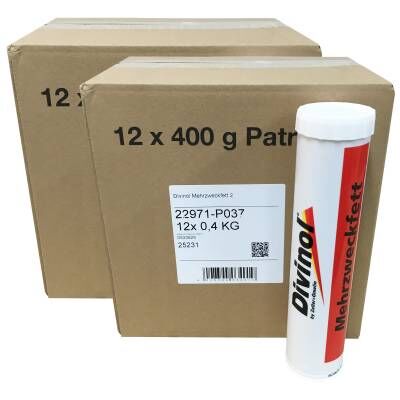 Bild 1 24x Divinol Mehrzweckfett 2 400 g-Kartusche