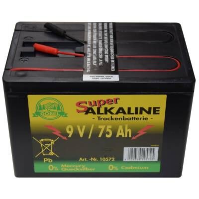 Bild 1 ALKALINE Weidezaunbatterie 9 V 75 Ah