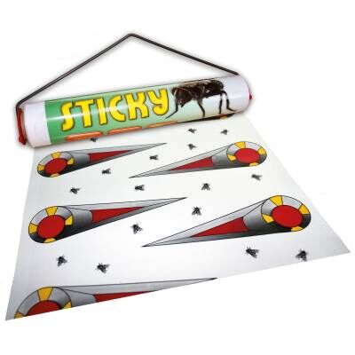 Bild 1 Stall-Fliegenrolle STICKY 9 m x  30 cm
