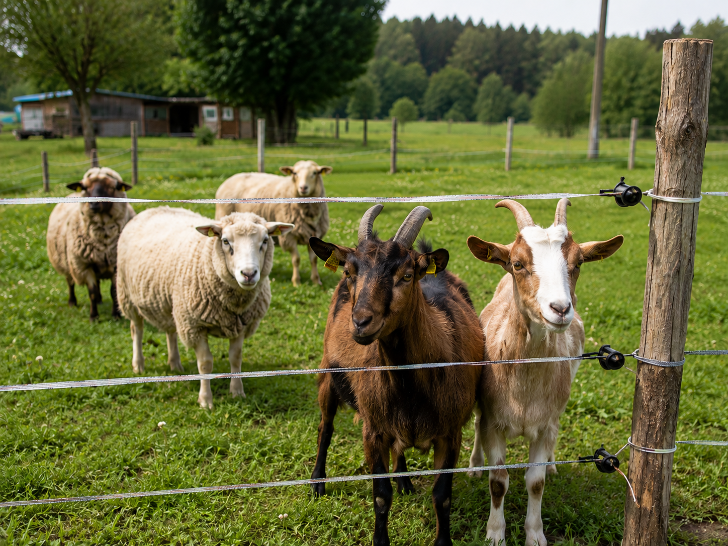 Weidezaun für Schafe und Ziegen