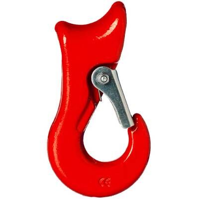 Bild 1 Seilgleithaken mit Sicherung 16 mm