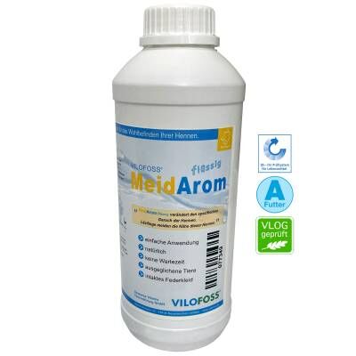 Bild 1 VILOFOSS MeidArom flüssig (vormals MilbArom) 1 l-Flasche