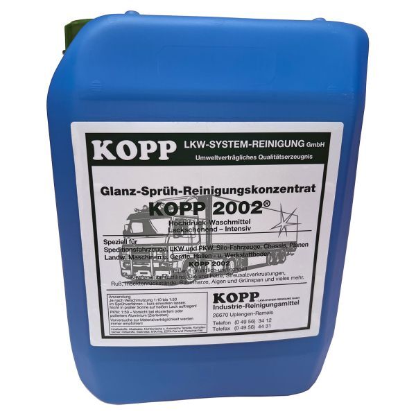 KOPP 2002 - Glanz-Sprüh-Reinigungskonzentrat 5 oder 10 l-Kanister