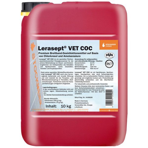 Bild 1 Lerasept VET COC 10 kg-Kanister