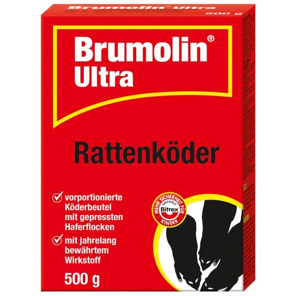 Bild 1 Brumolin Ultra Rattenköder 500 g-Schachtel